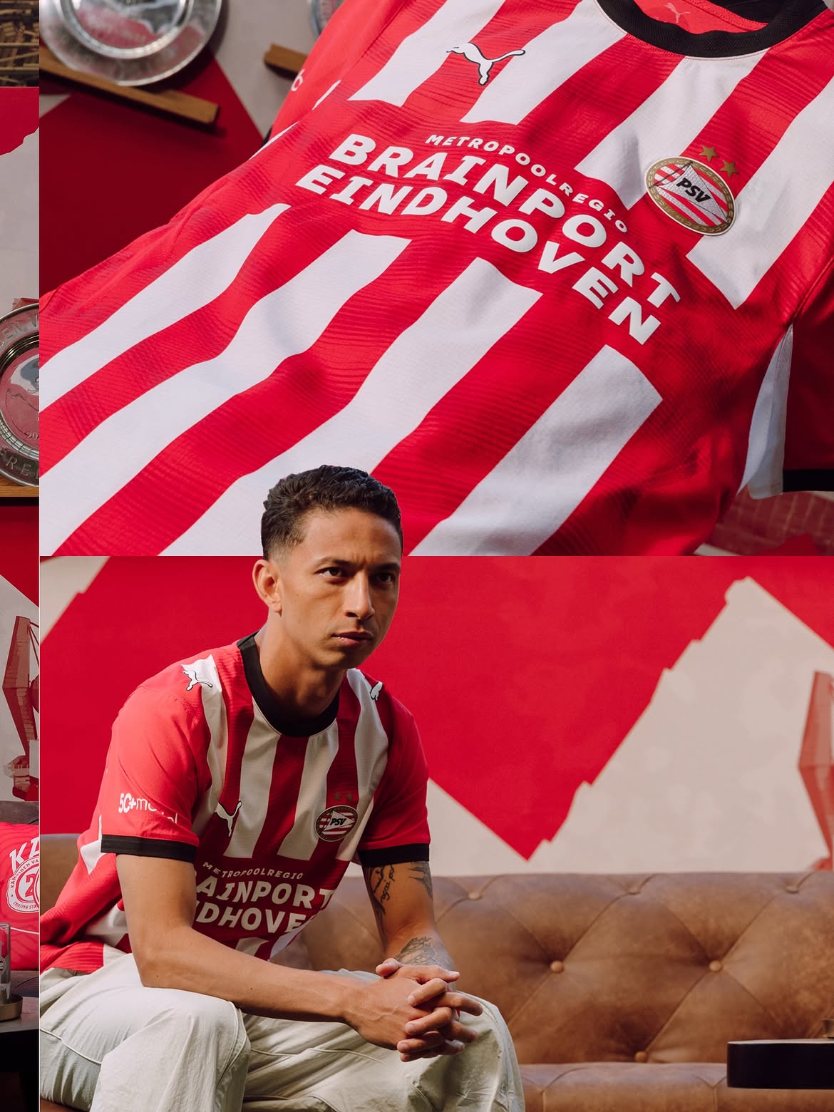La maglia home del PSV 2026-2027 ha un design tradizionale