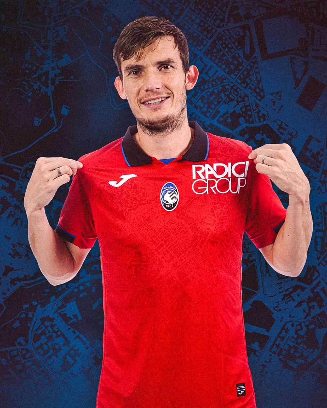 Maglie dell’Atalanta 2023-2024: JOMA tra rombi e la mappa di Bergamo