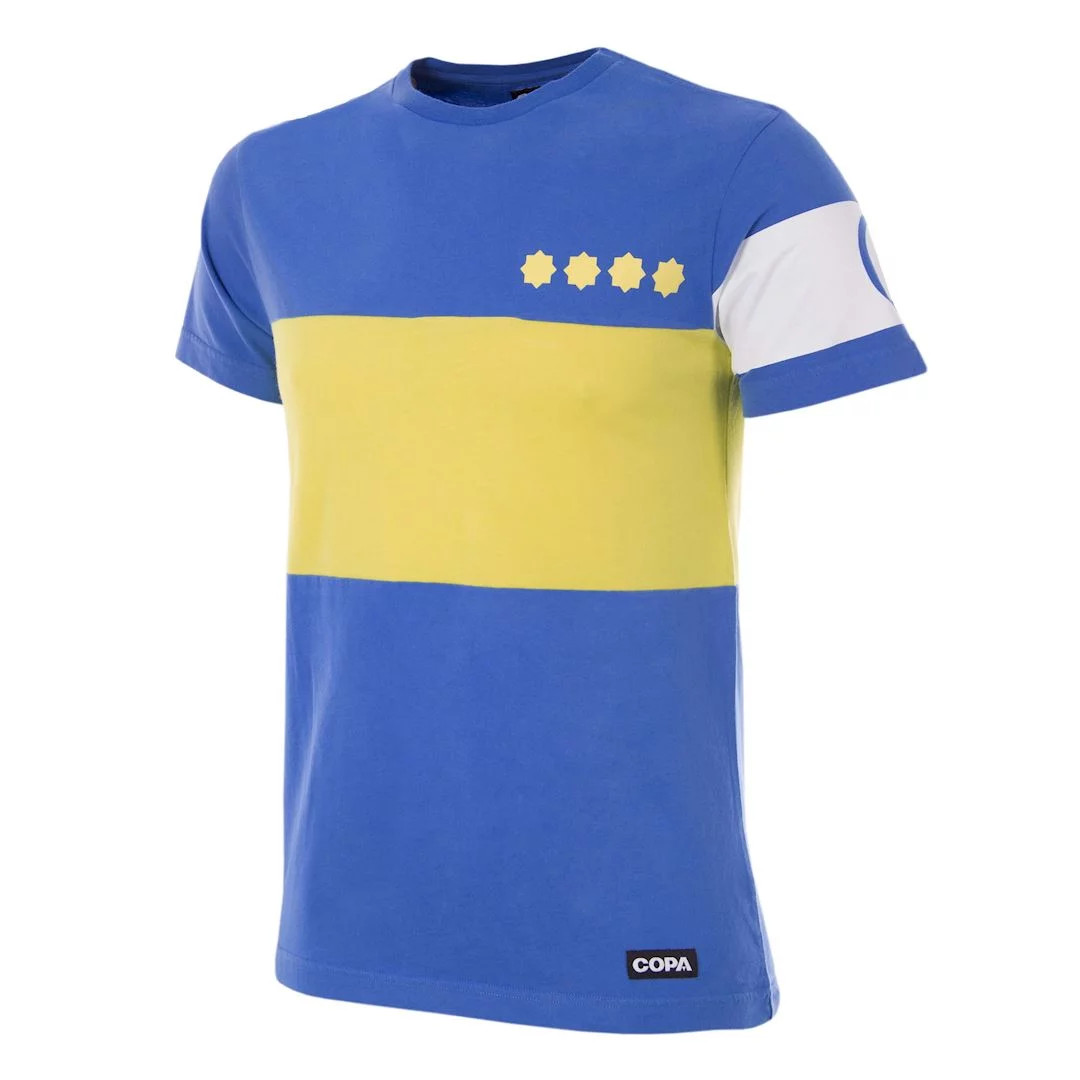 Boca Juniors Capitano T-Shirt - Blu/Giallo