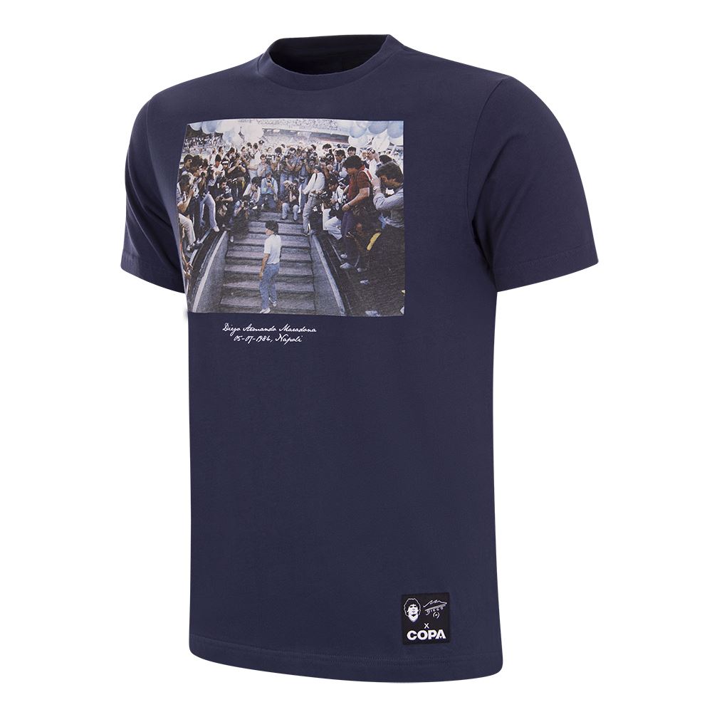 Napoli Maradona Presentation 1984 T-Shirt - Blu scuro