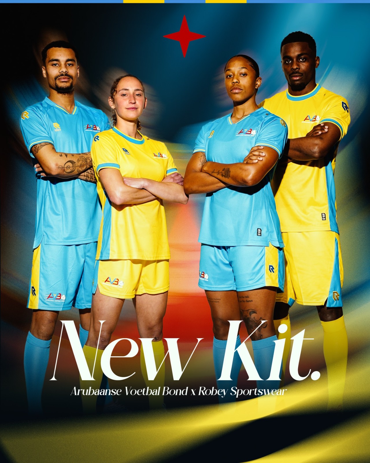 Le maglie Aruba 2026-2027 con i dettagli dell'isola