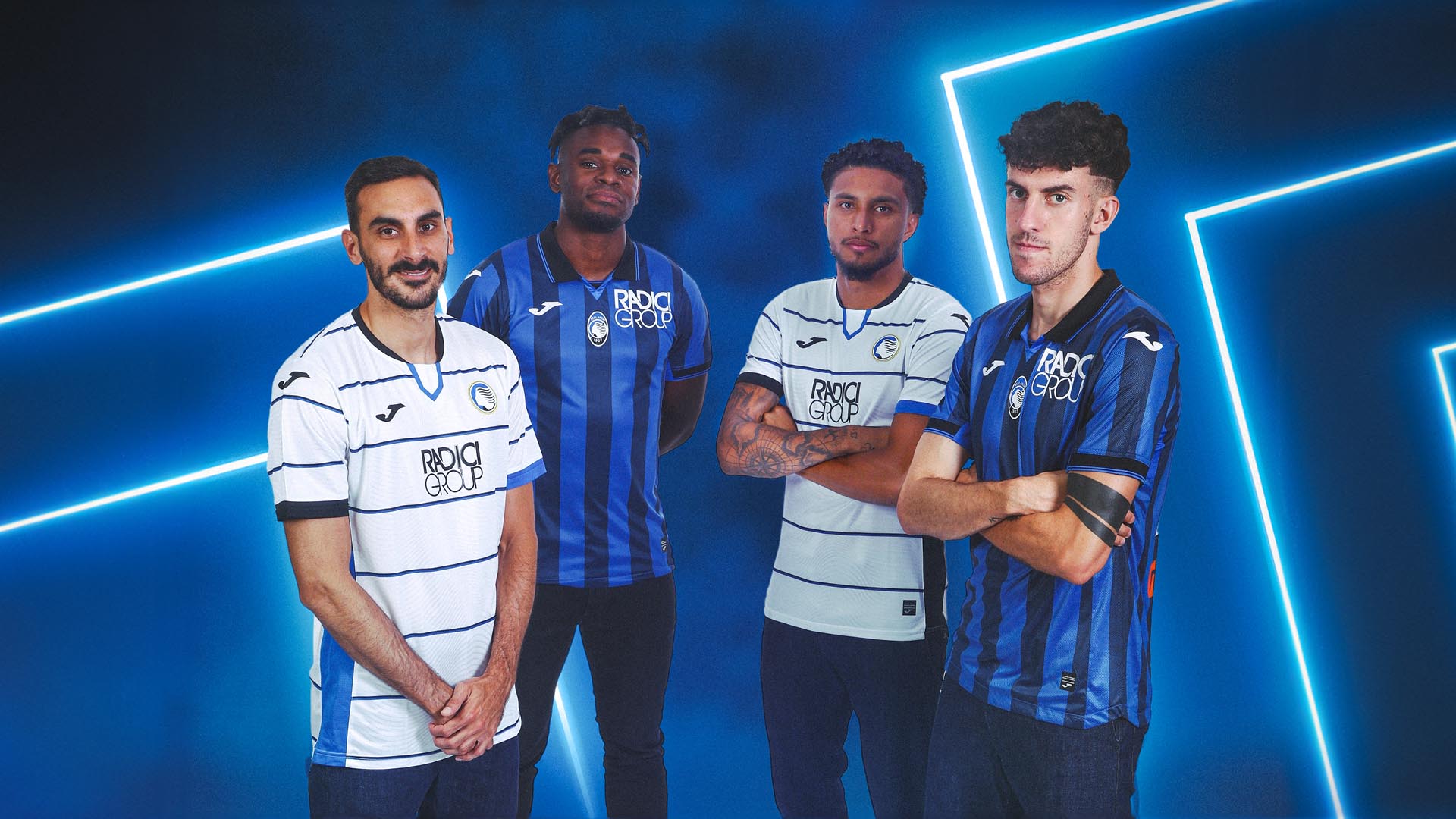 Maglie dell’Atalanta 2023-2024: JOMA tra rombi e la mappa di Bergamo