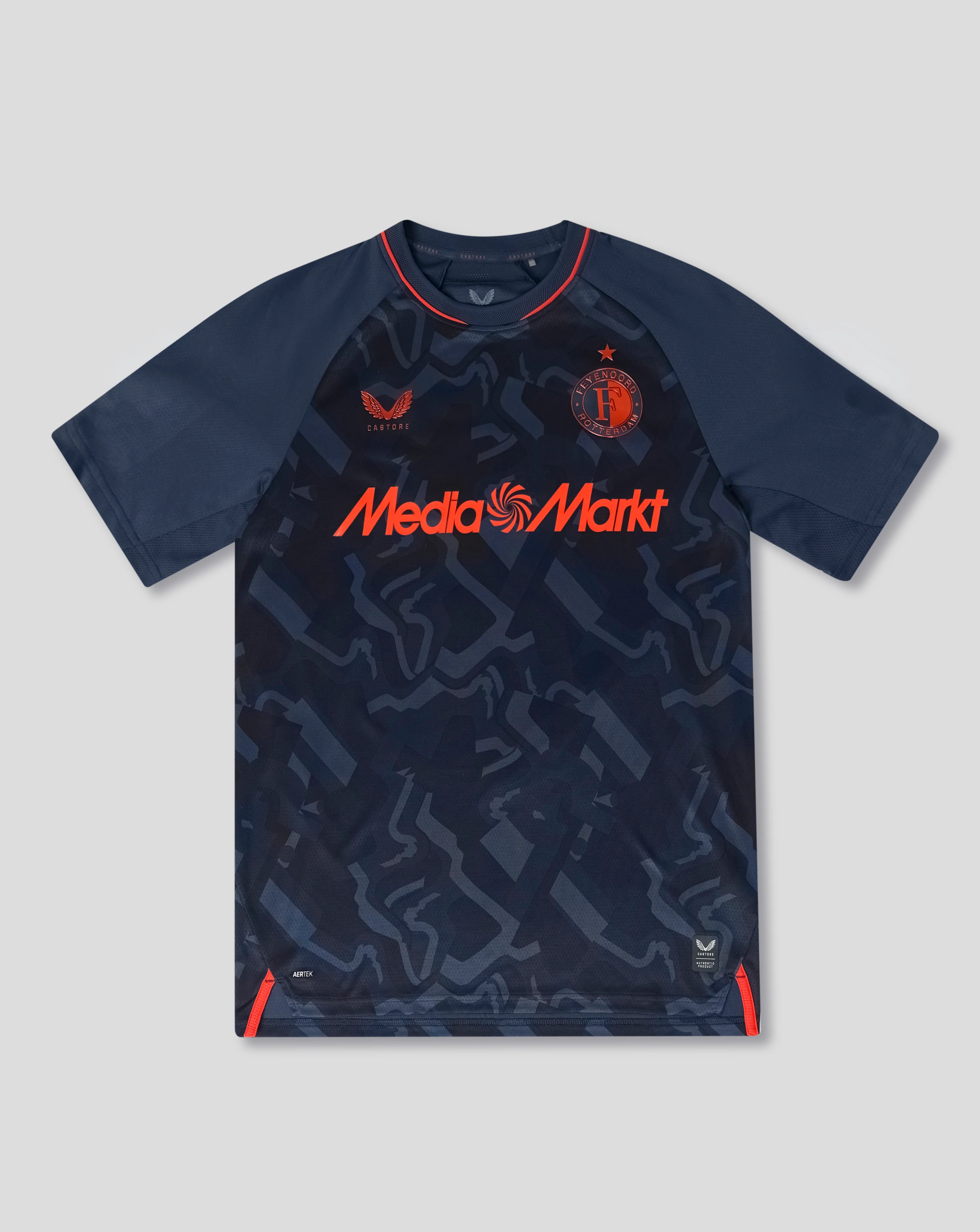 Maglia third Feyenoord 2026-2027 navy con dettagli arancioni!