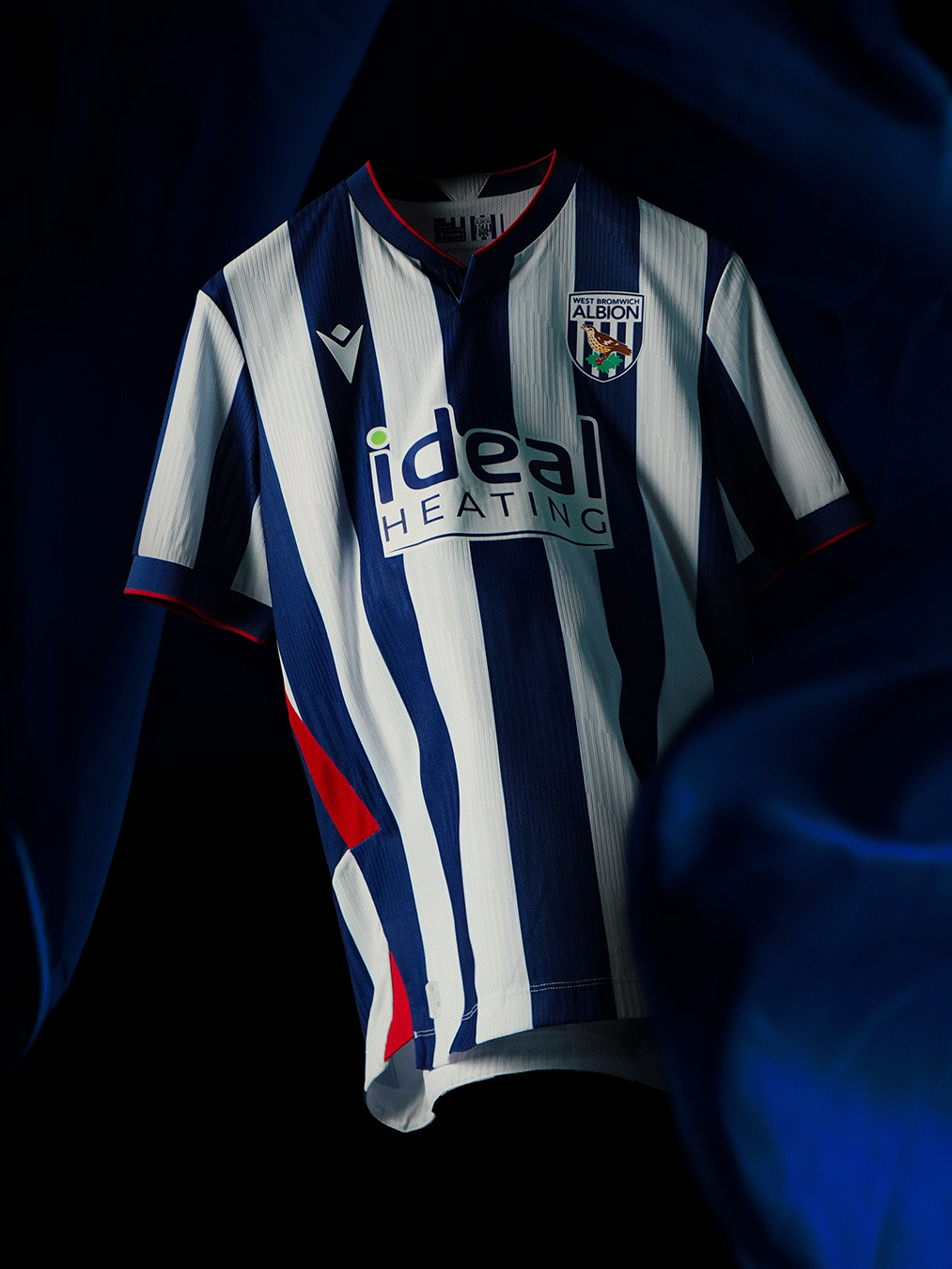 Maglie del West Bromwich Albion 2026-2027 firmate Macron