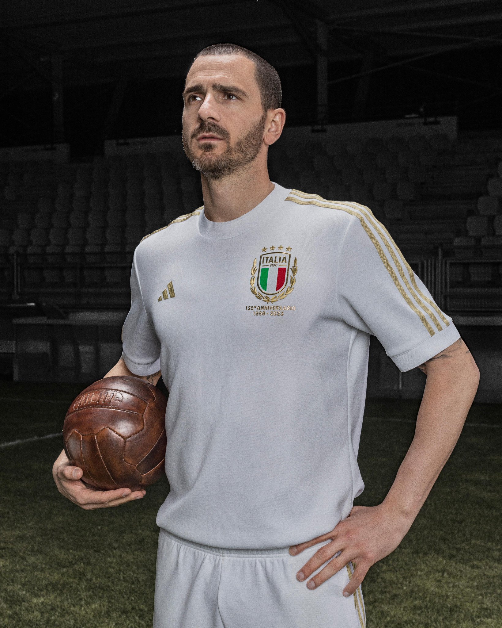 Maglia dell'Italia per i 125 anni della federazione: il bianco del 1910