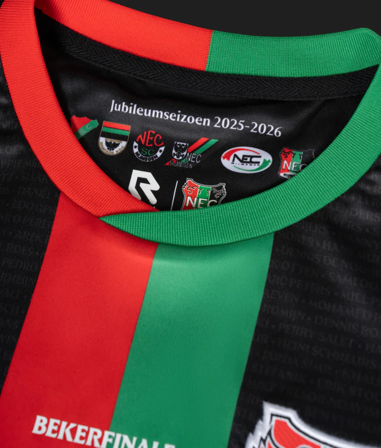 Maglia della finale di coppa del NEC Nijmegen 2026: tutti i nomi della storia