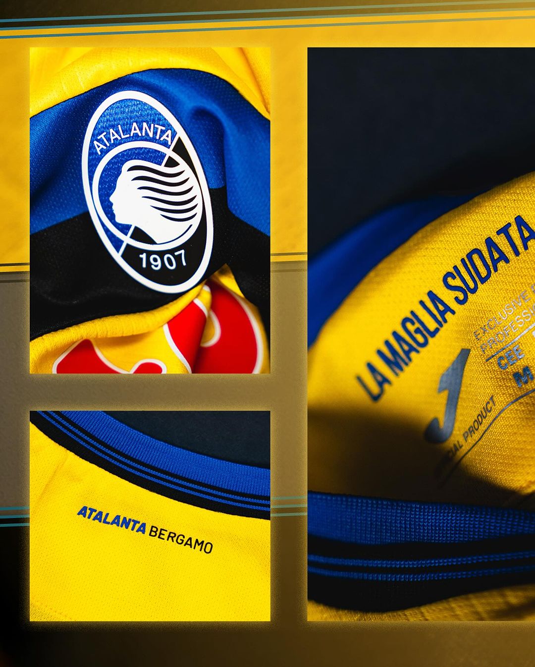 Maglie dell’Atalanta 2024-2025: il look retro firmato JOMA
