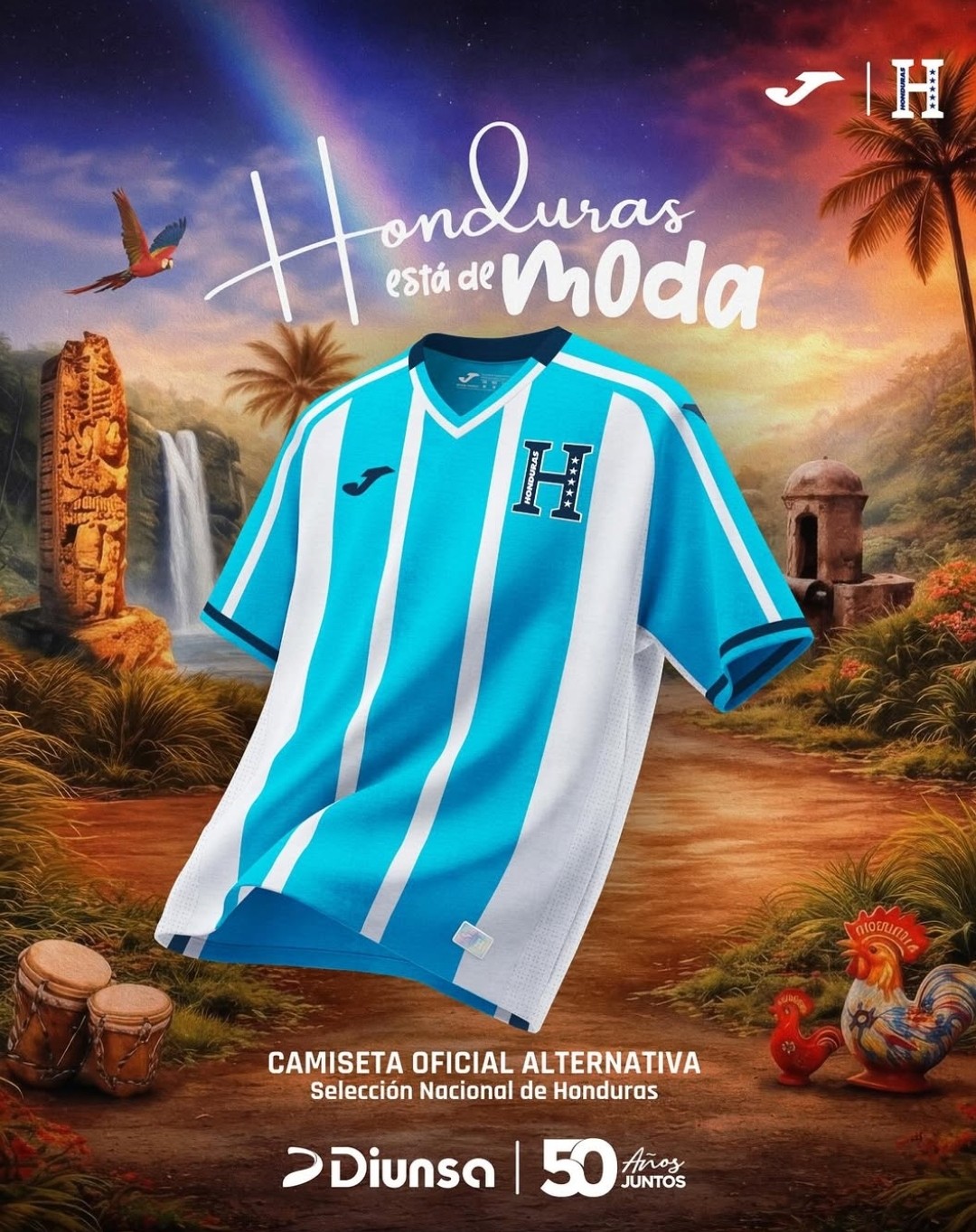 Maglie dell’Honduras 2026-2027: quattro kit firmati JOMA
