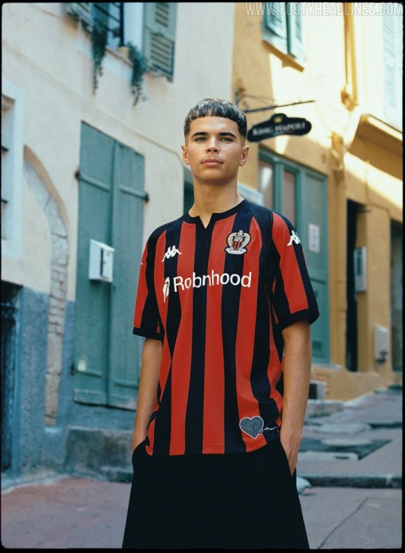 Maglie dell'OGC Nizza 2026-2027 con design lifestyle