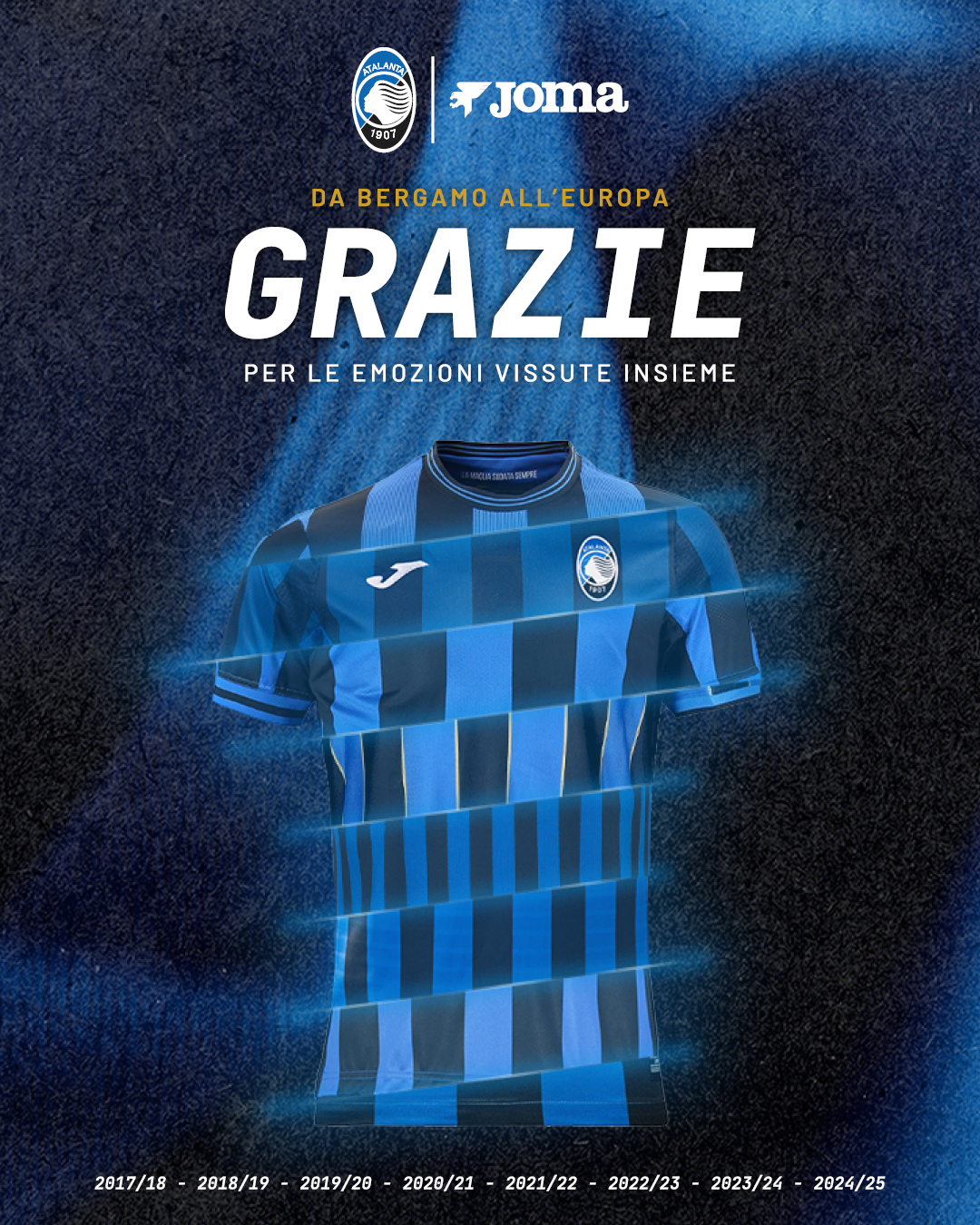 Atalanta e Joma si separano dopo otto stagioni