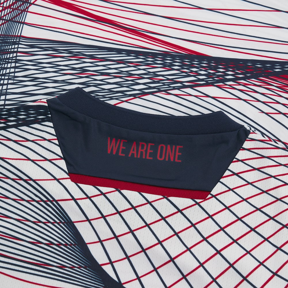 Maglie del Bologna 2023-2024: Macron e il motto «Honor the red and the blue»