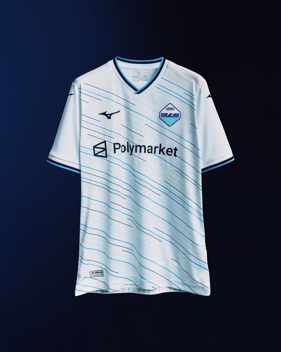 Maglie della SS Lazio 2026-2027 firmate Mizuno