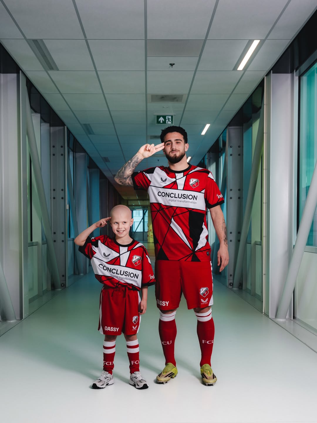 Quarta maglia dell’FC Utrecht 2025-2026: il disegno nato in ospedale