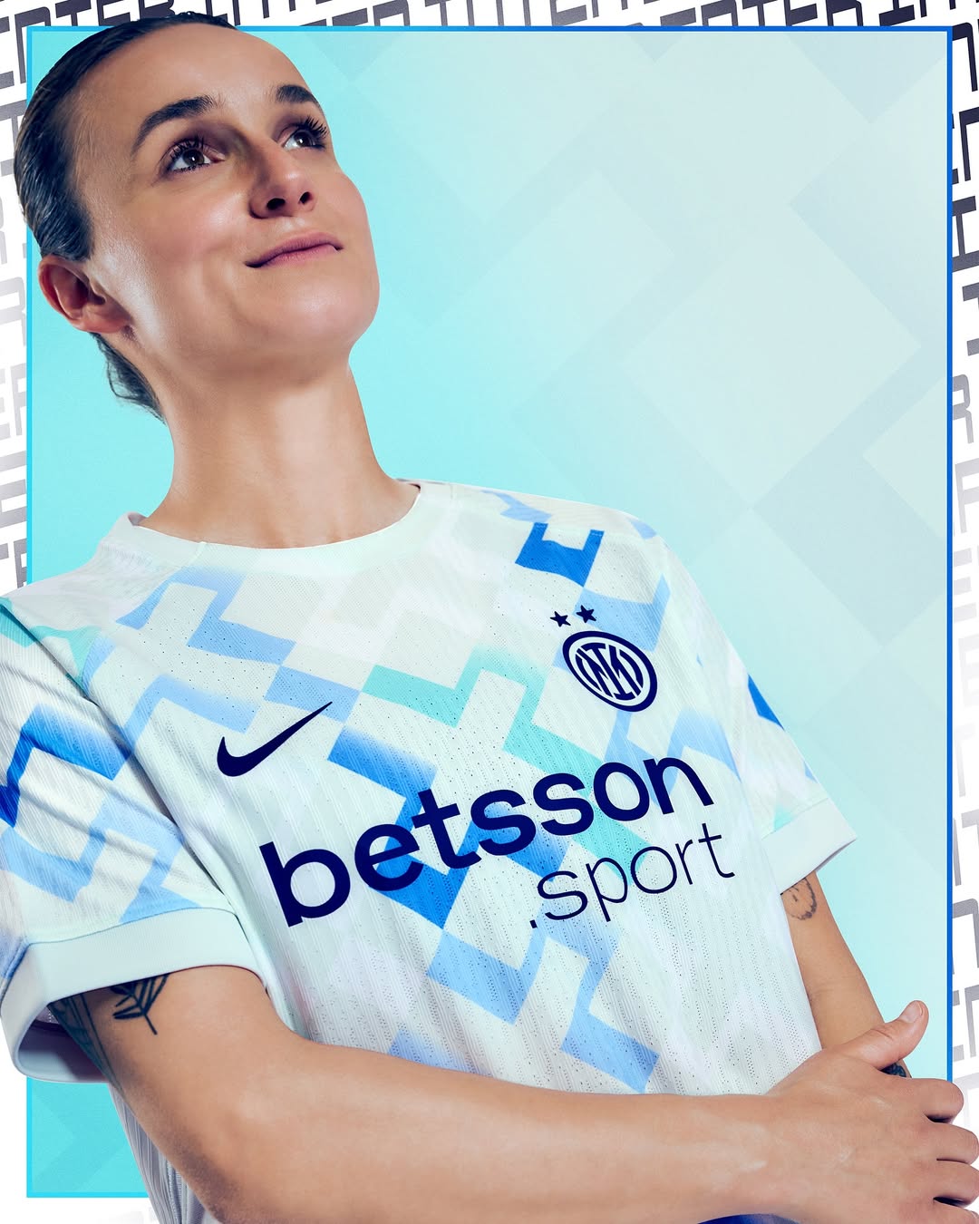 Maglia away dell'Inter 2025-2026: le croci di Brothers and Sisters of the World