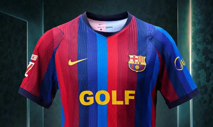 Fc Barcelona Golf Wang Shirt 2026 2027