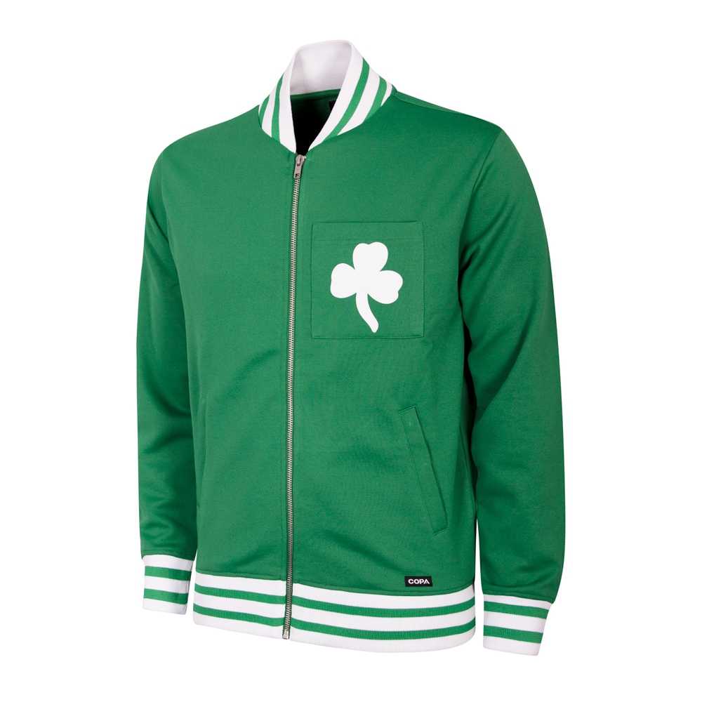Giacca da allenamento retro Panathinaikos 1971 - Verde