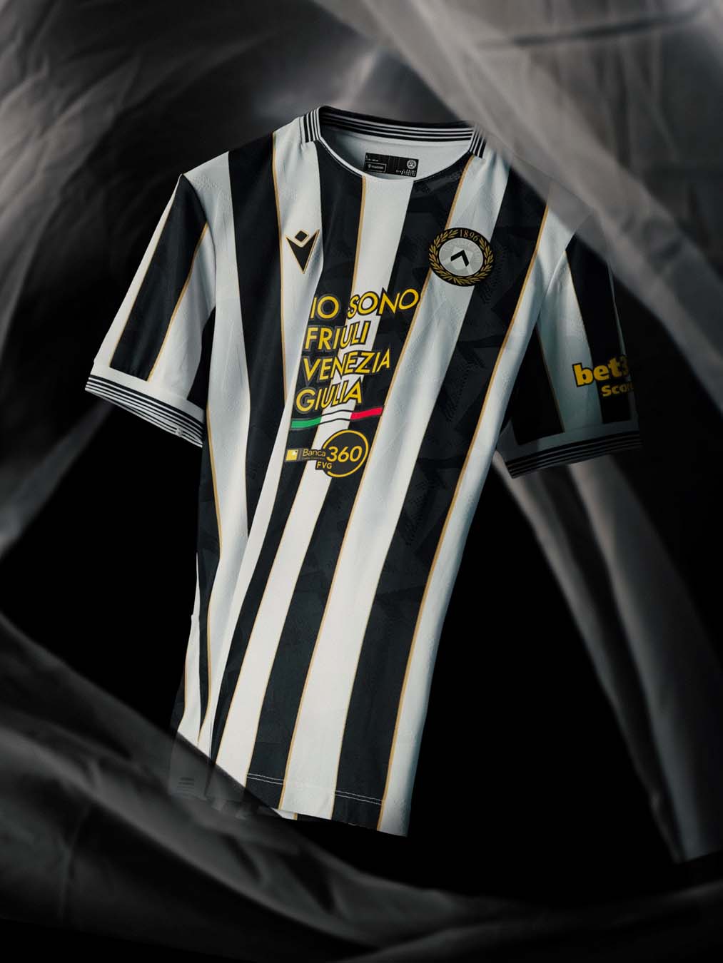 Maglie dell'Udinese 2026-2027, omaggio ai 130 anni del club