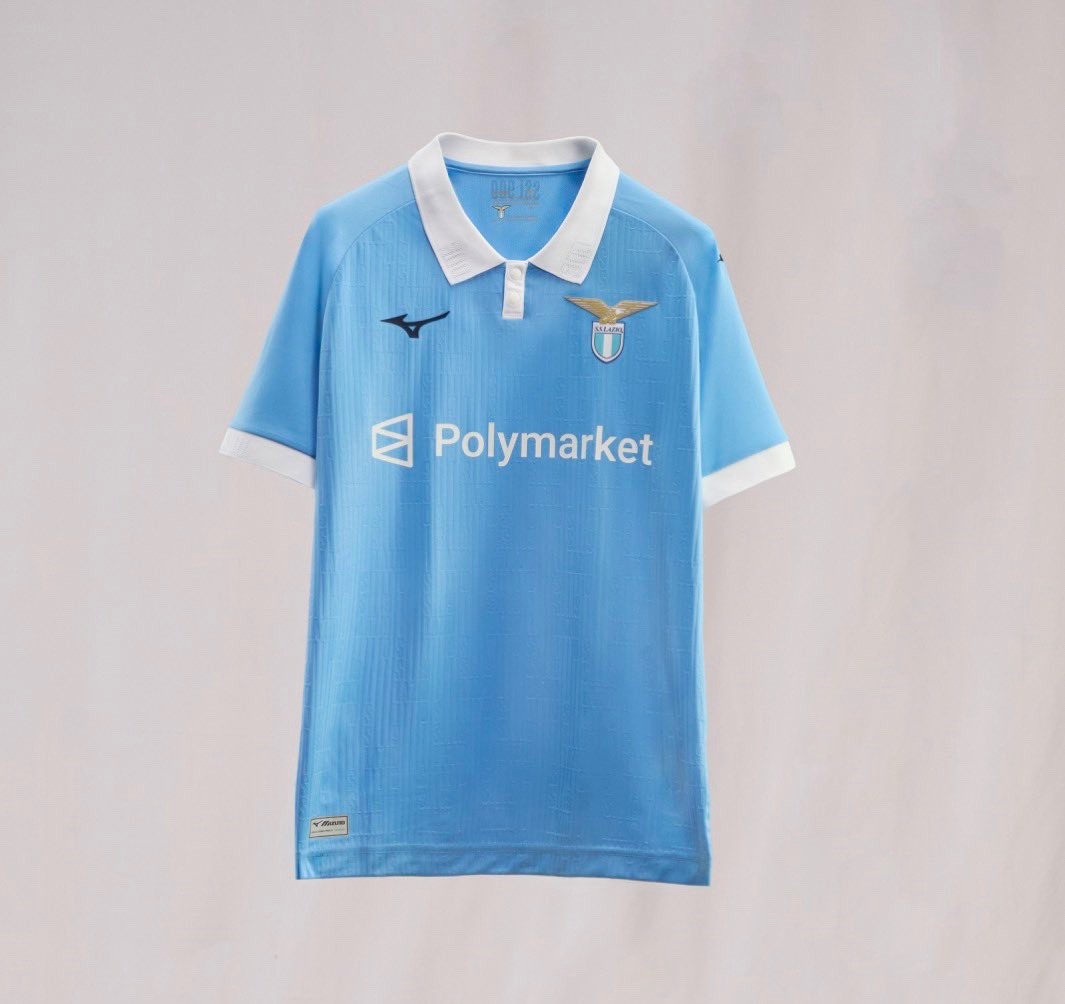 Maglie della SS Lazio 2026-2027 firmate Mizuno