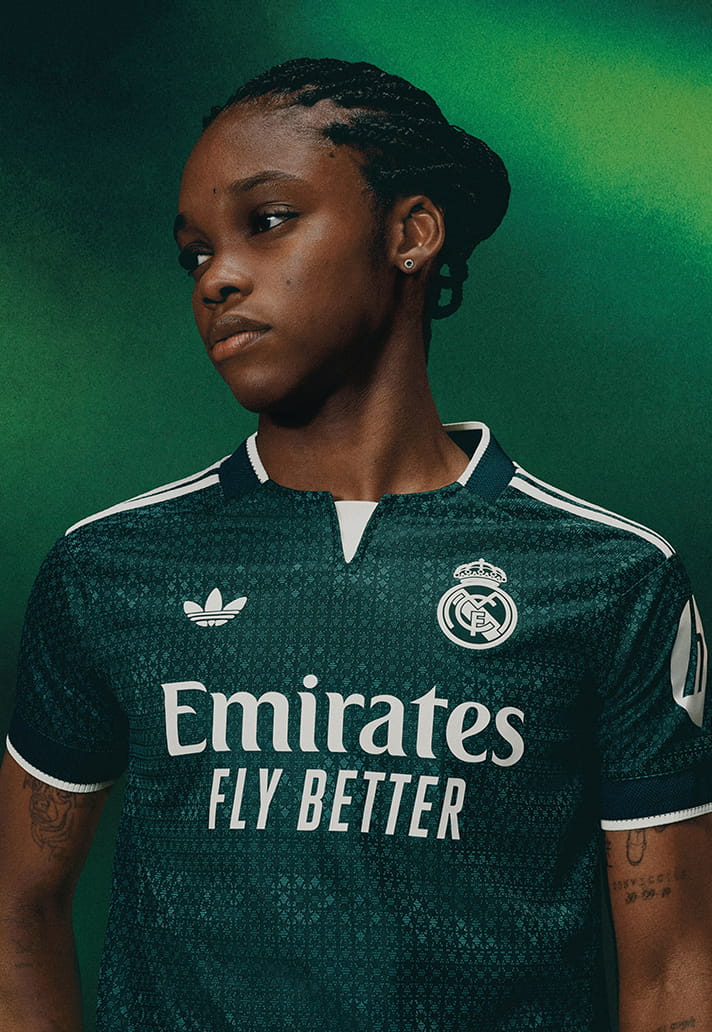 Maglia away verde Real Madrid 2026-2027 con un motivo speciale