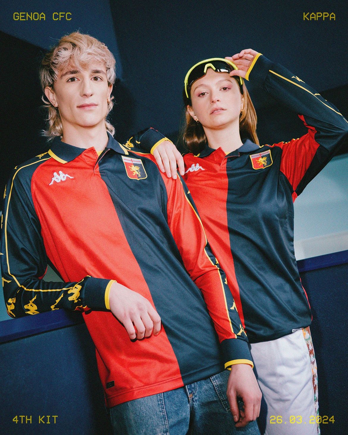 Quarta maglia del Genoa 2024: il remake Kappa del kit 1999-2000