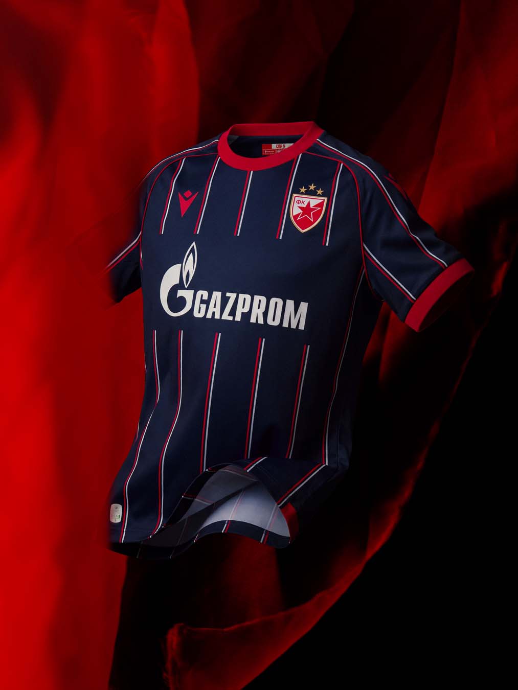 Le maglie della Stella Rossa Belgrado 2026-2027 celebrano Belgrado e la ricca storia del club