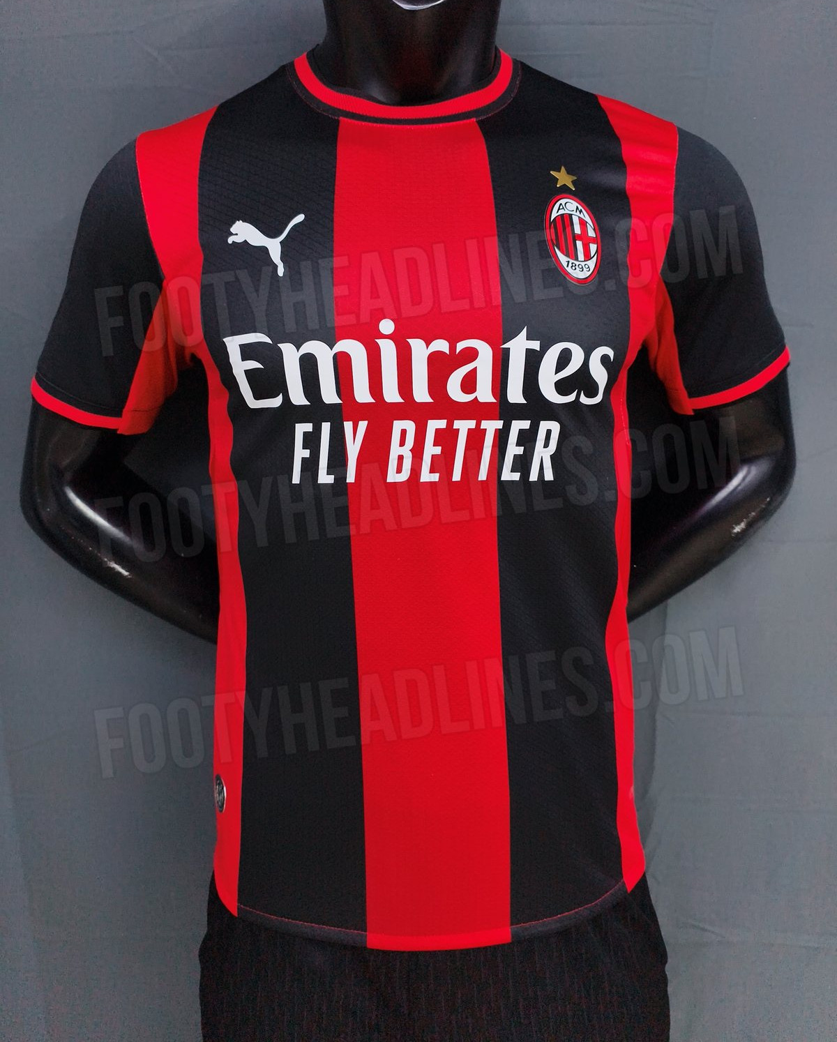 Maglia home del Milan 2026-2027: le fasce larghe che riportano al 2010-2011