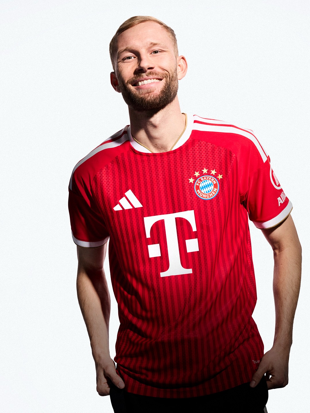 Maglia home Bayern München 2026-2027 con strisce verticali