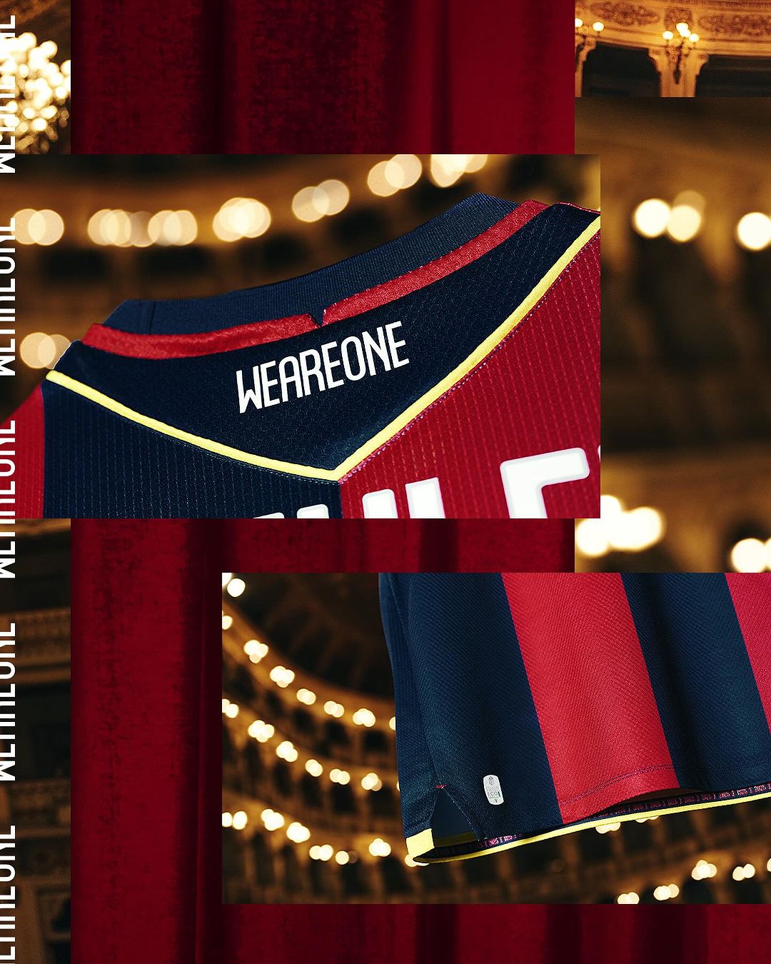 Maglia home del Bologna 2024-2025: Macron celebra i cento anni dal primo scudetto