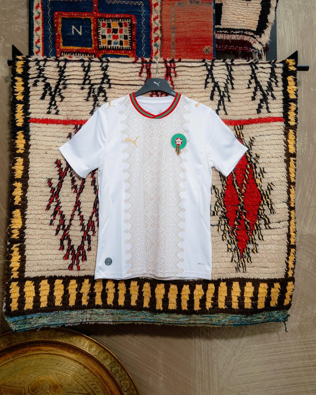 La maglia away del Marocco per i Mondiali 2026 è ispirata ai tessuti amazigh
