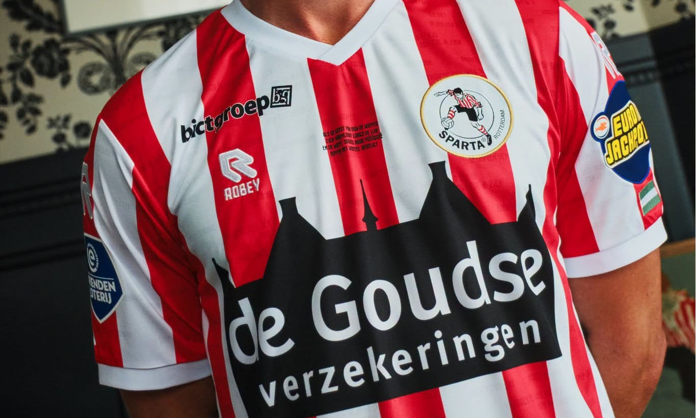 Sparta Rotterdam 110 Jaar Kasteel Voetbalshirt Header