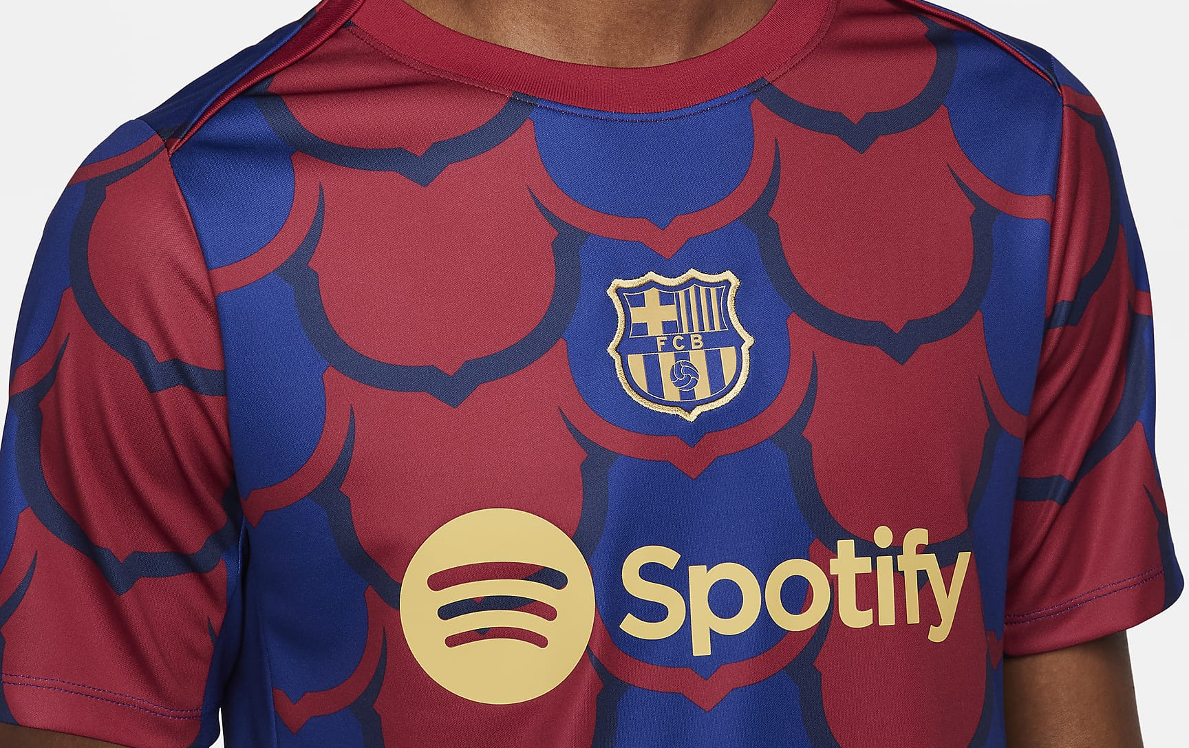 Fc Barcelona Warming Up Shirt 2024 C