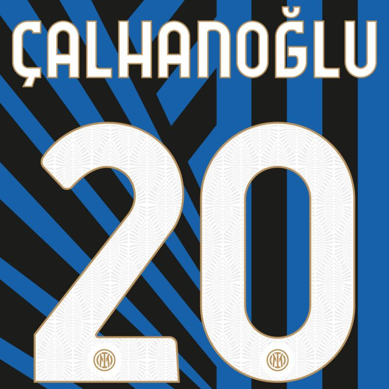 Personalizzazione ufficiale dell'Inter 2024-2025: l'oro dello Scudetto numero 20