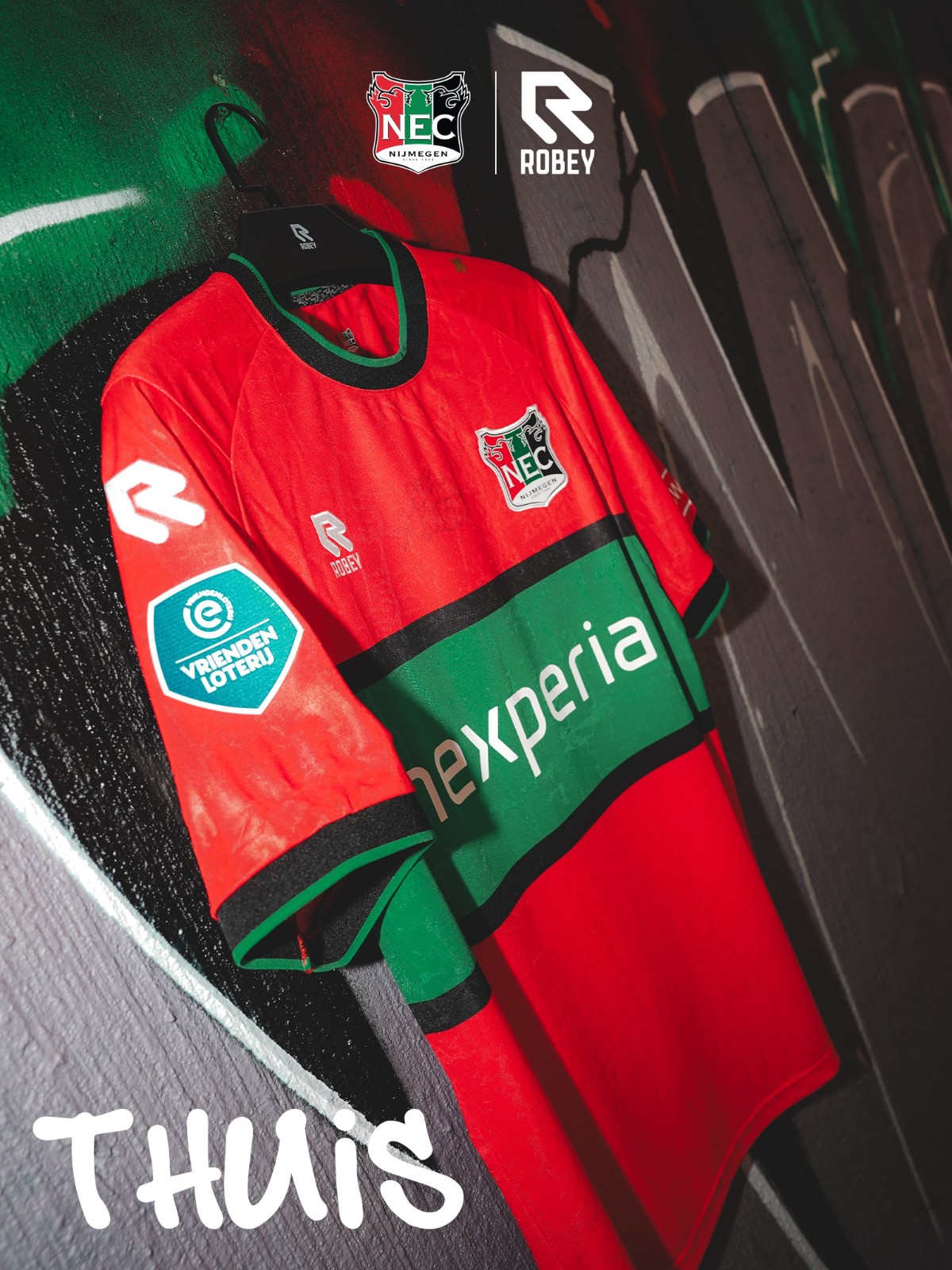 Maglie del N.E.C. Nijmegen 2026-2027 all'insegna dell'arte!