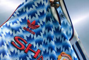 adidas remake maglia away Manchester United 1990-1992