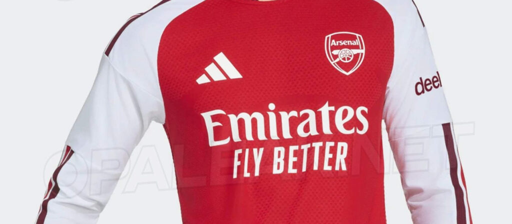 Maglia home Arsenal 2026-2027 trapelata in anteprima