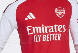Maglia home Arsenal 2026-2027 trapelata in anteprima
