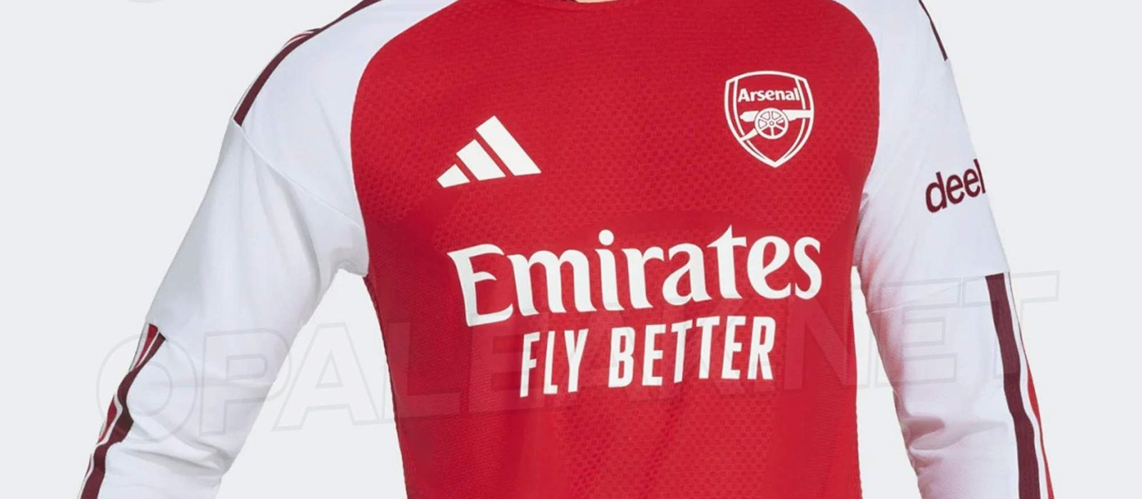 Maglia Arsenal 2026-2027: prima immagine in anteprima con tema The Thunder