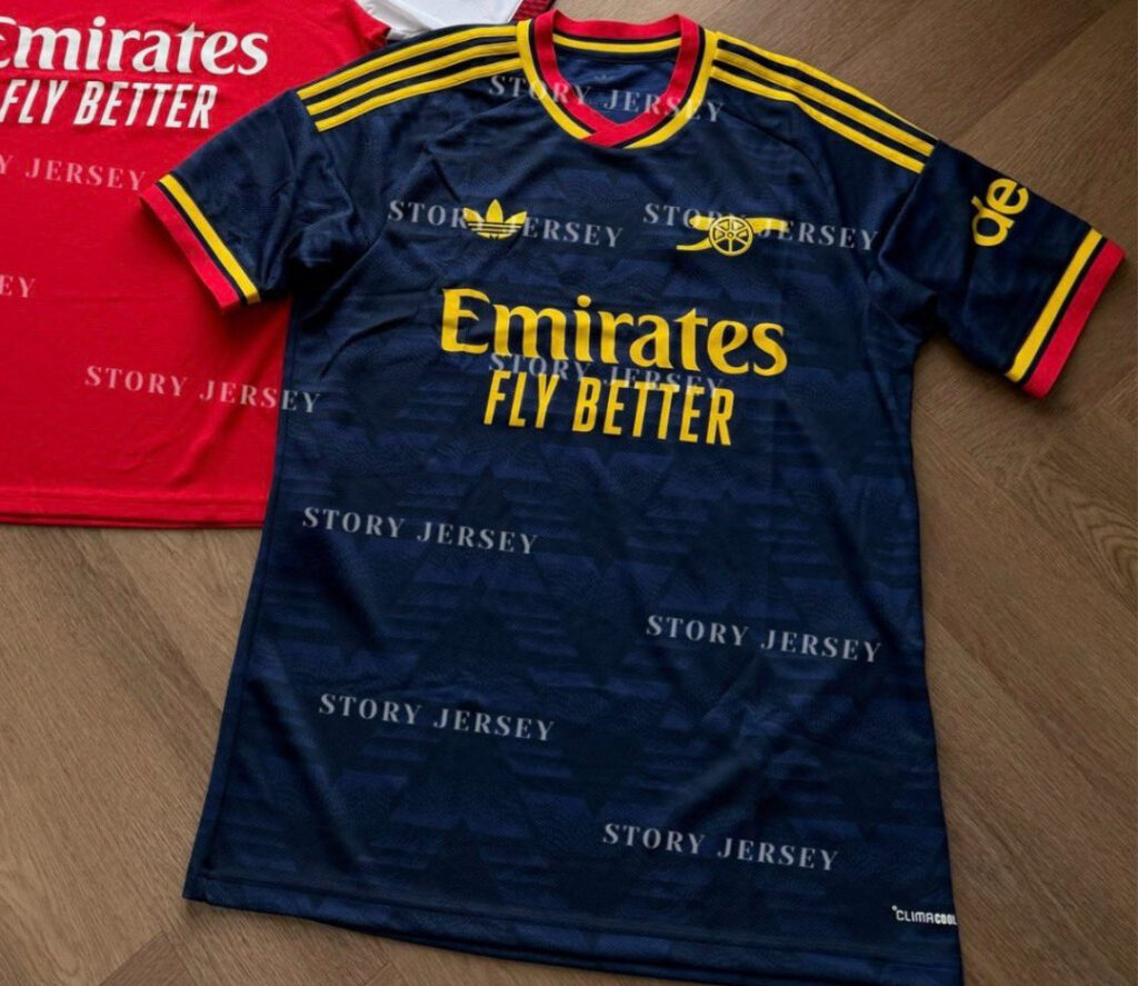 Maglia away Arsenal 2026-2027 trapelata in anteprima