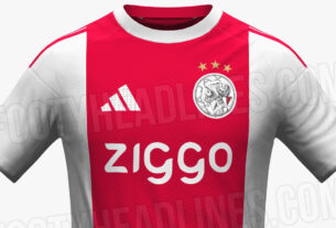 Maglia home Ajax 2026-2027 trapelata in anteprima